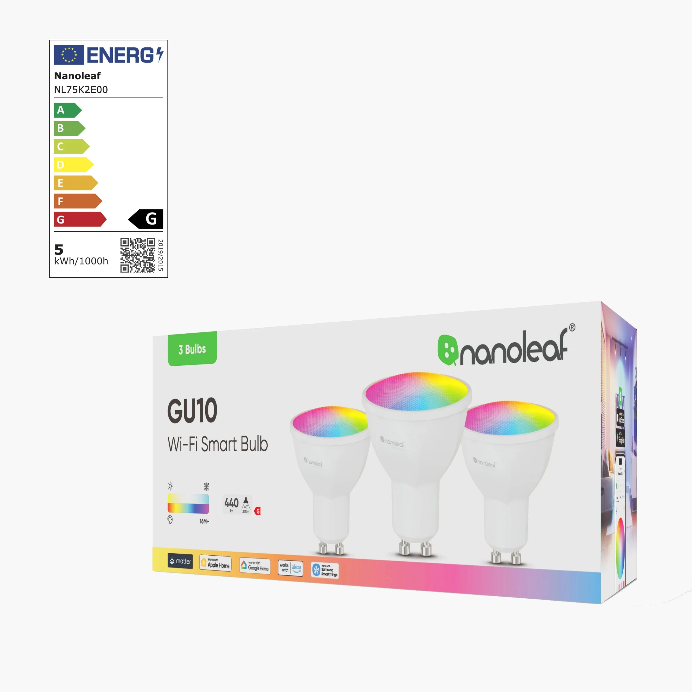 Matter Wi-Fi GU10 Smart Bulb (3 Pack) - Image 6