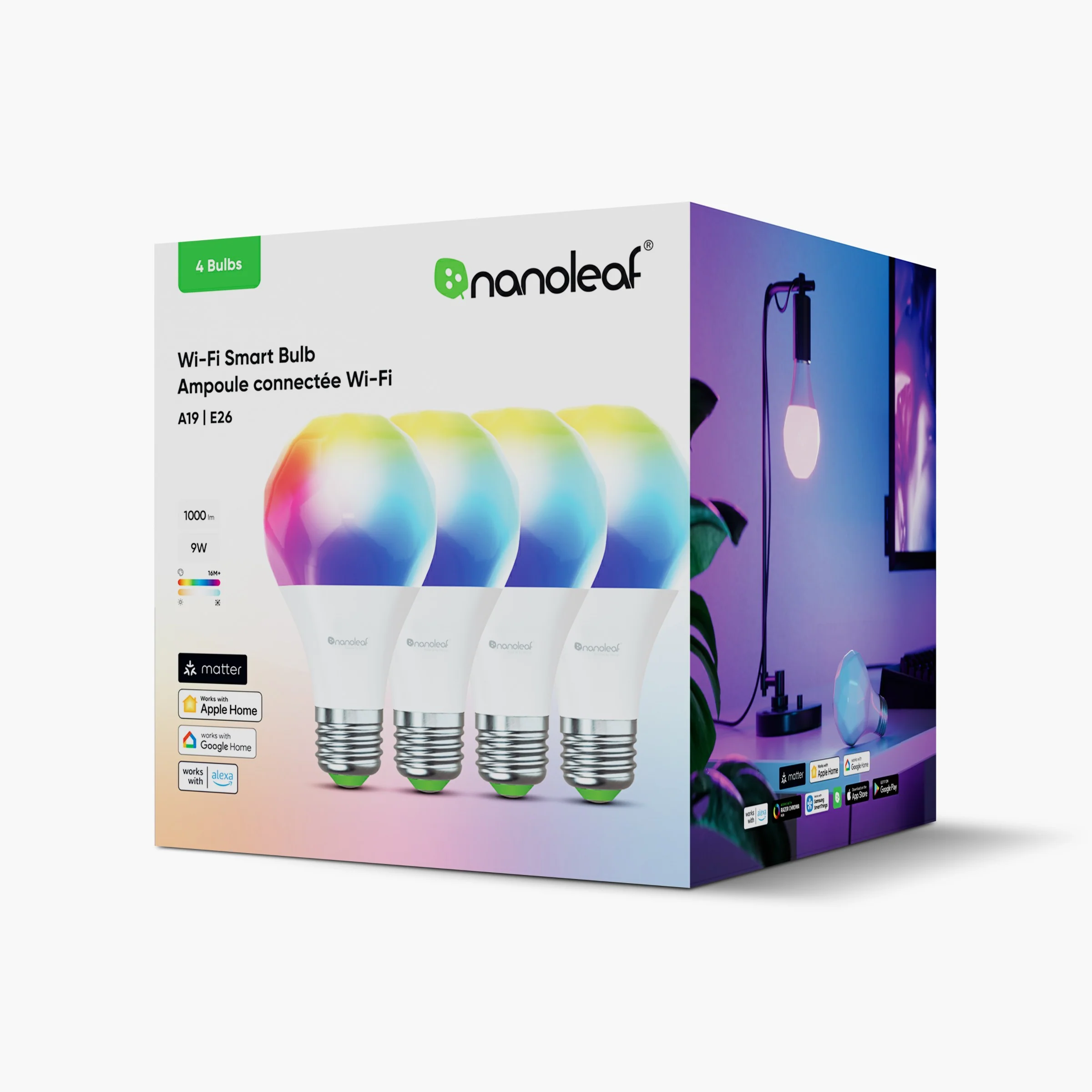 Matter Wi-Fi A19 Smart Bulb (4 Pack) - Image 5