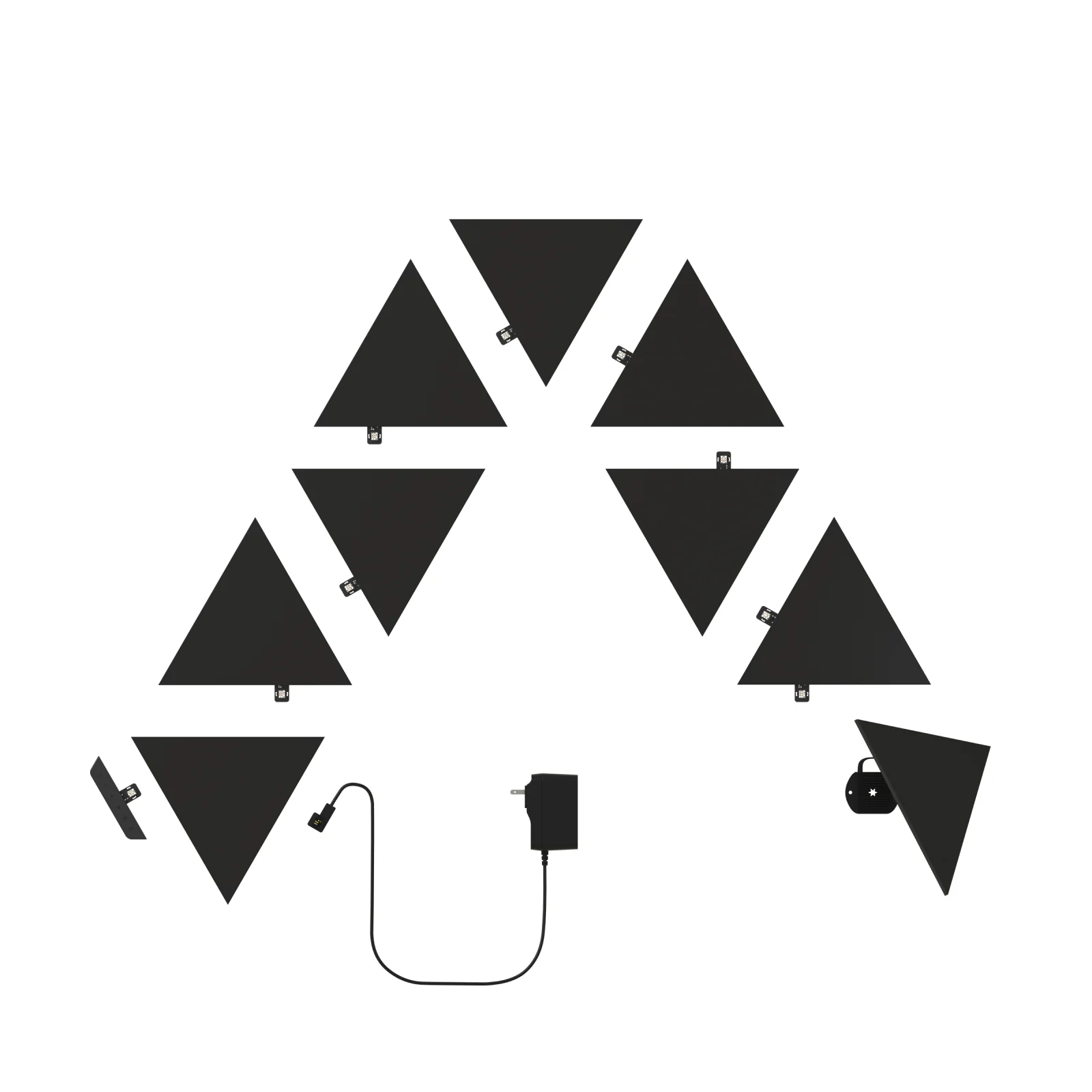Shapes Limited Edition Ultra Black Triangles Starter Kit (9 Panels) - Image 5